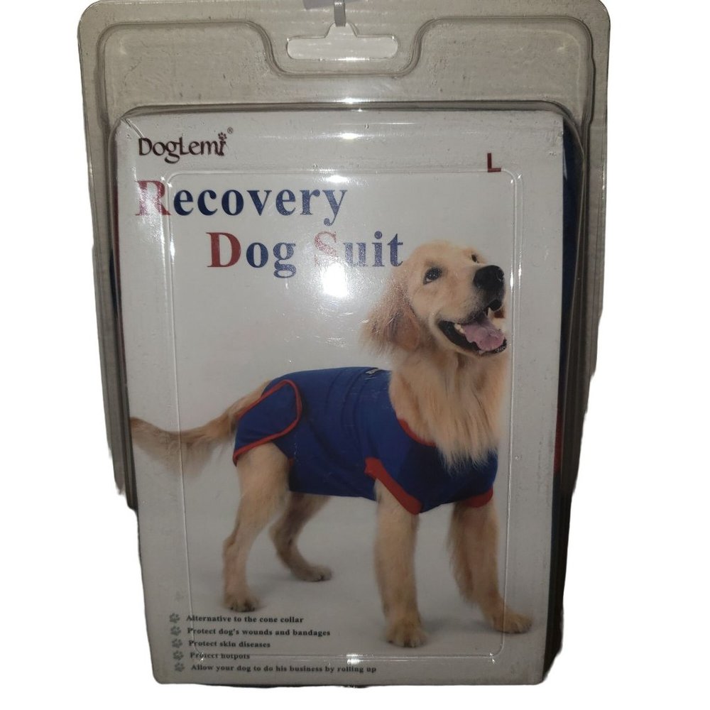 Doglemi Recovery Dog Suites  Alternative to the Cone Collar LARGE Petcore NIP